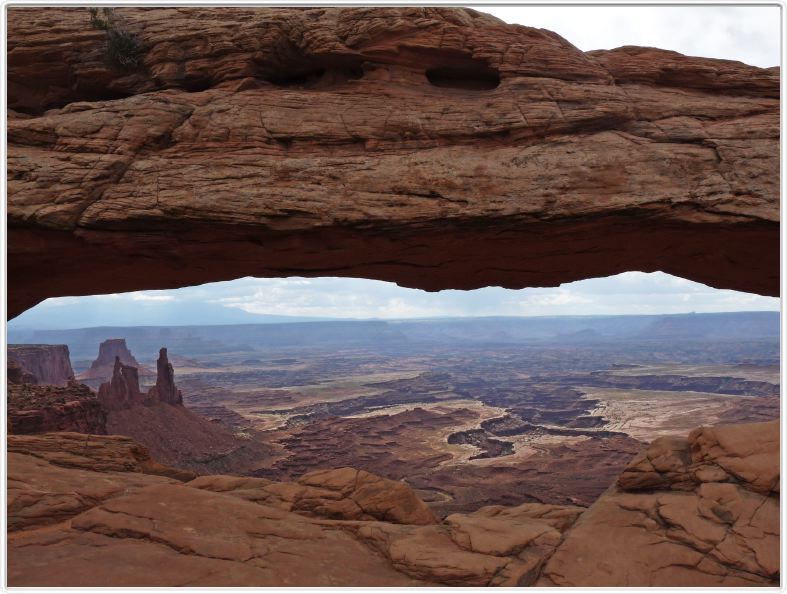 Parc national de Canyonslands (Island in the sky) (Utah).