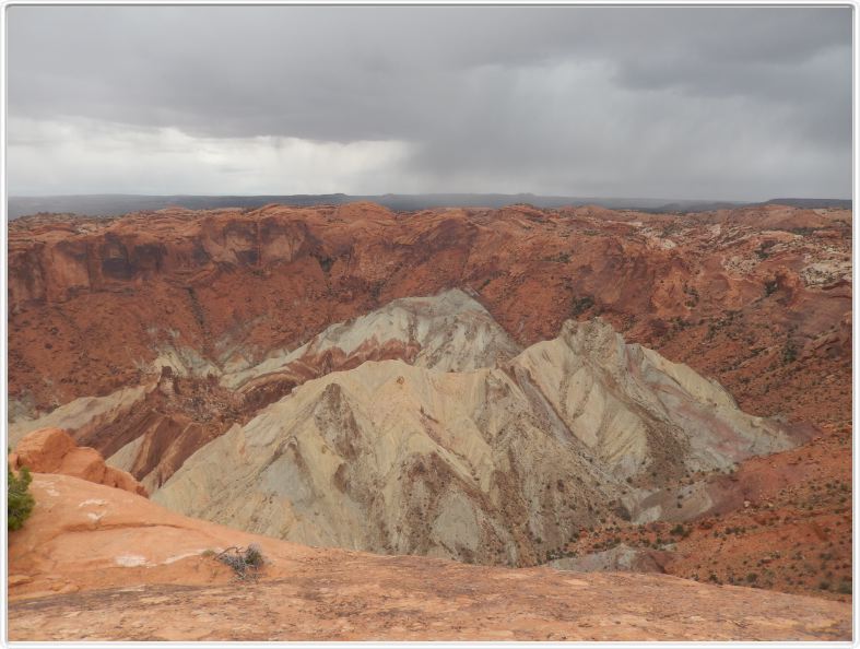 Parc national de Canyonslands (Island in the sky) (Utah).