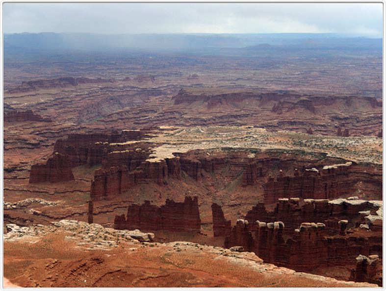 Parc national de Canyonslands (Island in the sky) (Utah).