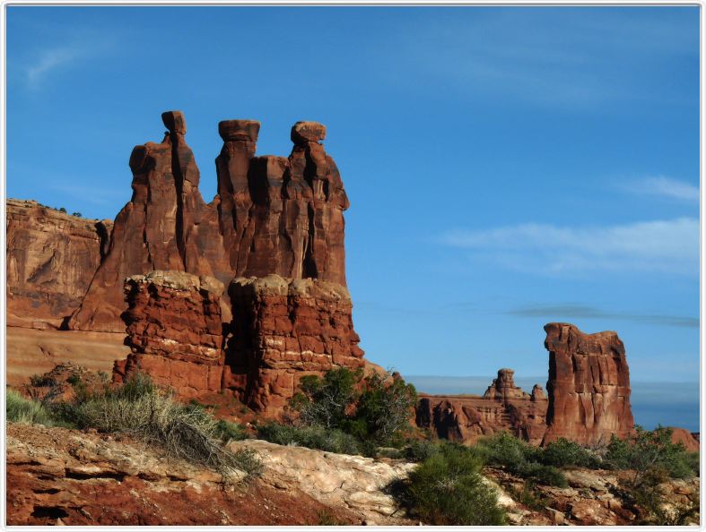 Parc national des Arches, près de Moab (Utah).