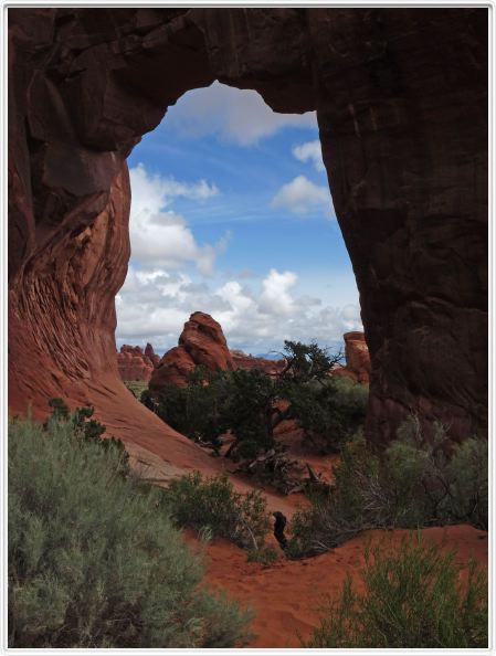 Parc national des Arches, près de Moab (Utah).