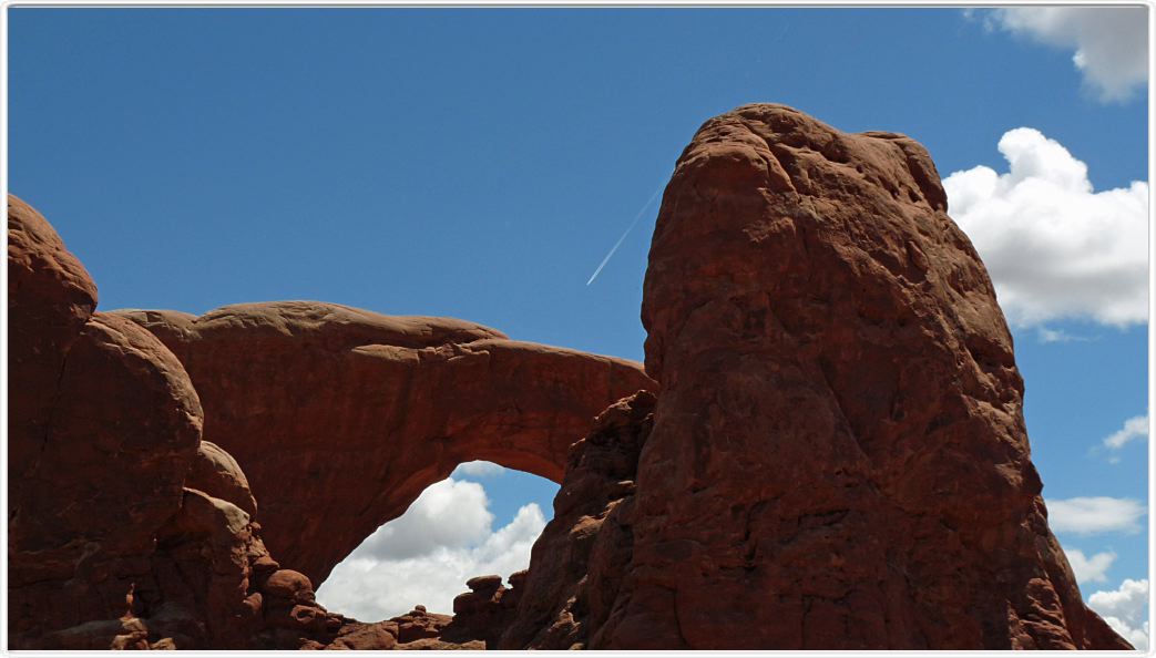 Parc national des Arches, près de Moab (Utah).
