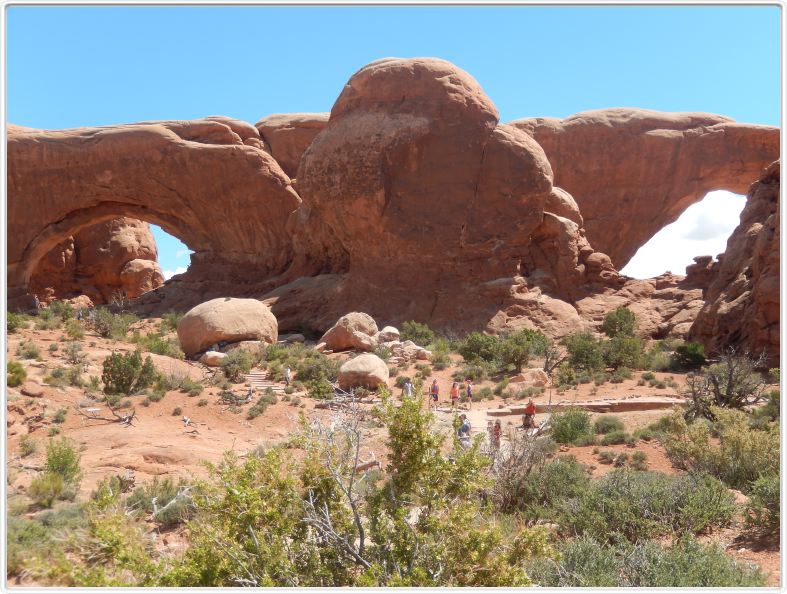 Parc national des Arches, près de Moab (Utah).
