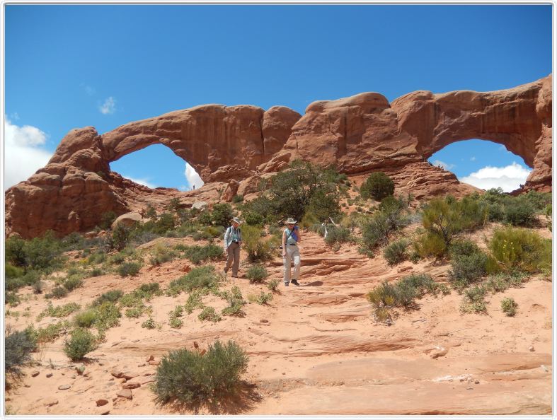 Parc national des Arches, près de Moab (Utah).