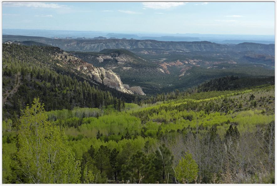 Nous empruntons la route qui va de Torrey à Bryce Canyon.