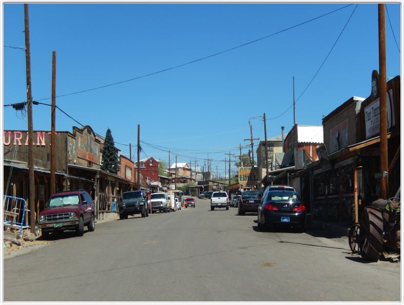 Oatman (Arizona). Ancienne ville minière (or) (Arizona).