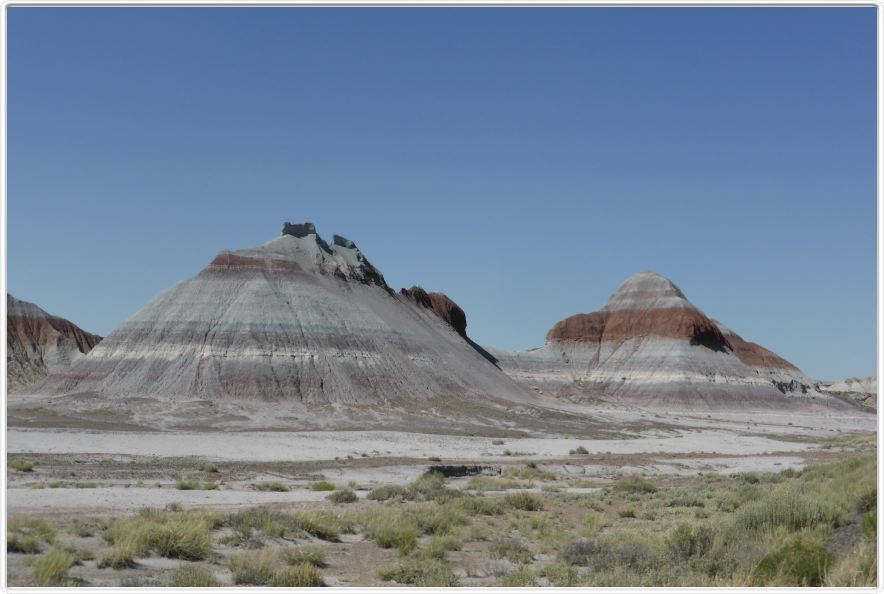 Parc national de la forêt pétrifiée (Arizona).