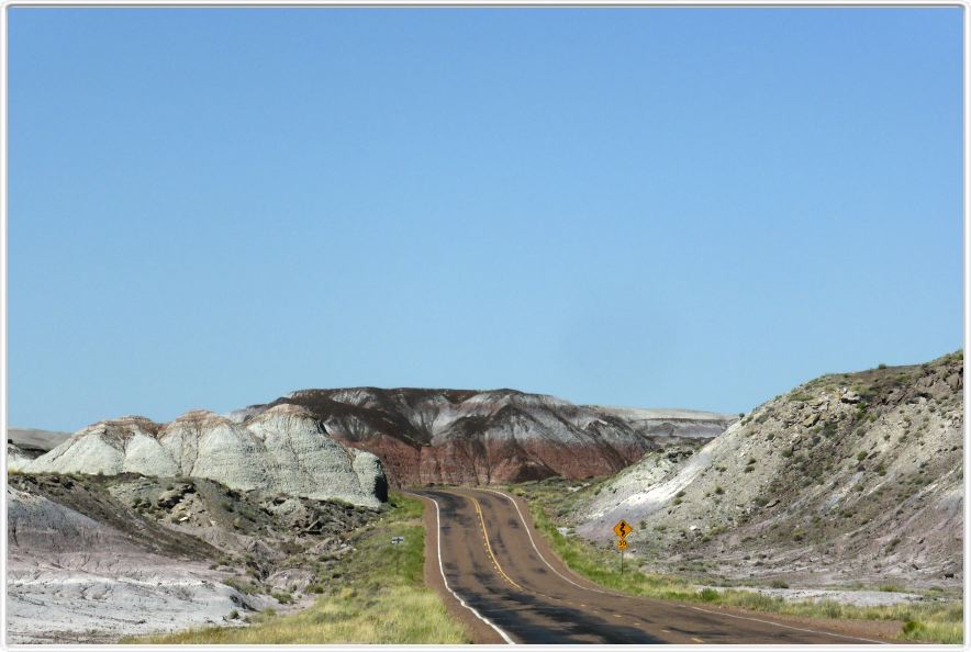 Parc national de la forêt pétrifiée (Arizona).