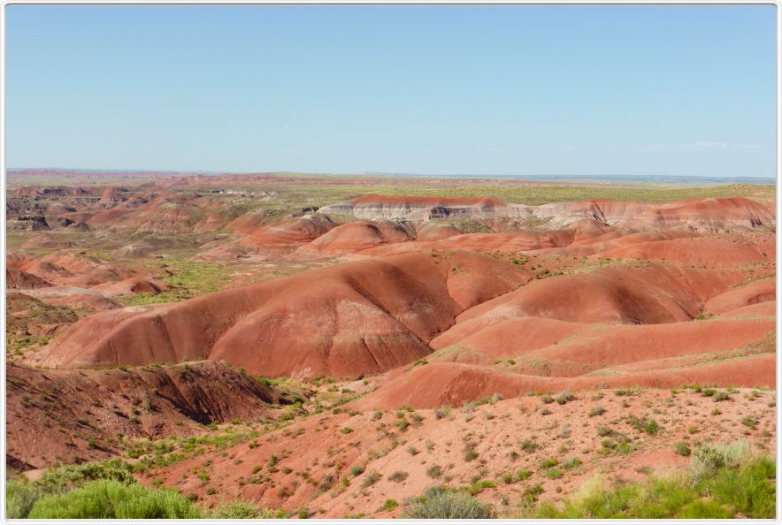 Parc national de la forêt pétrifiée (Arizona).