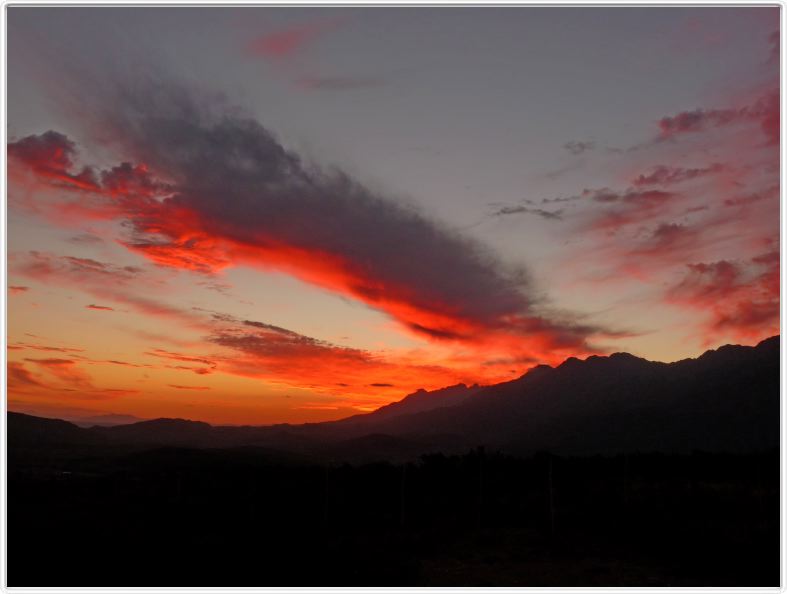 Coucher de soleil au Schwartberg