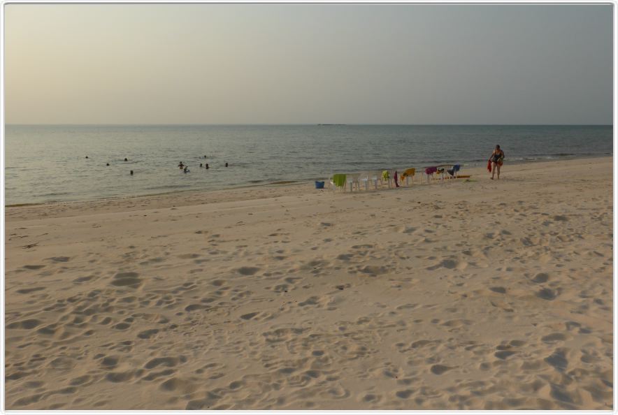 Bivouac sur un banc de sable près de Maguari