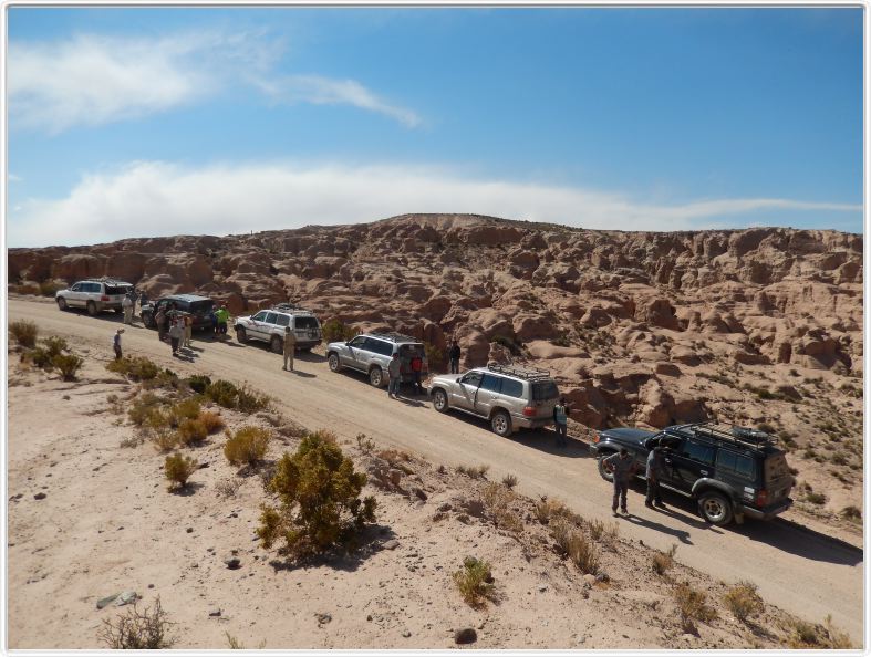 Sur la piste menant de Tupiza à Uyuni (Piste du 