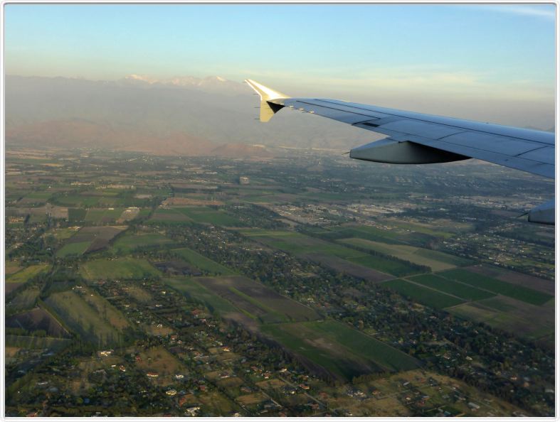 En vol pour Santiago