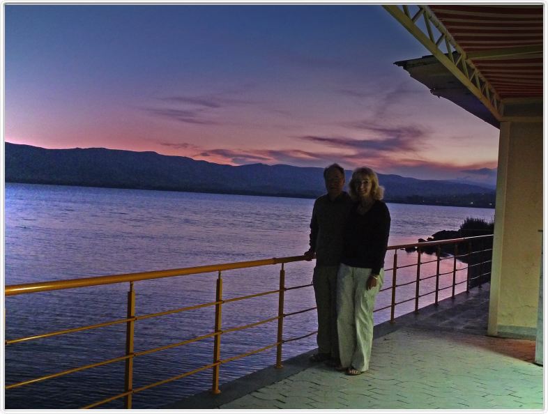 Le lac Sevan depuis l'hôtel