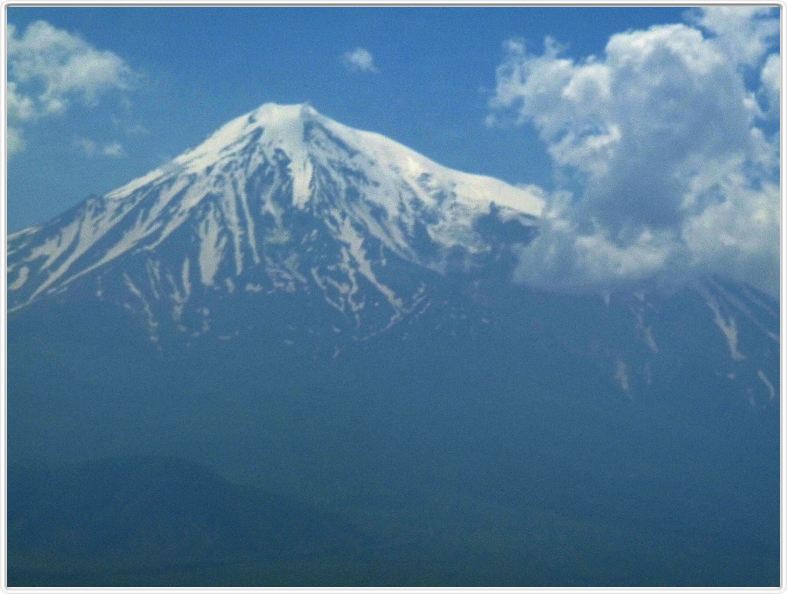 Mont Ararat depuis le monastère de Khor Virap