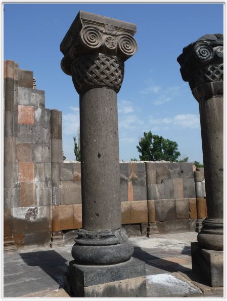 Erevan. Site archéologique de Zvartnots