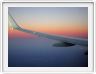 Coucher de soleil à l'approche de Sydney.