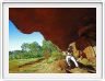 Nous entreprenons, à pieds, le tour d'Ayers Rock