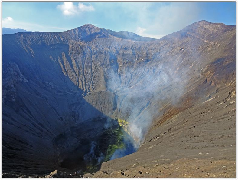 Au sommet du Mont Bromo.