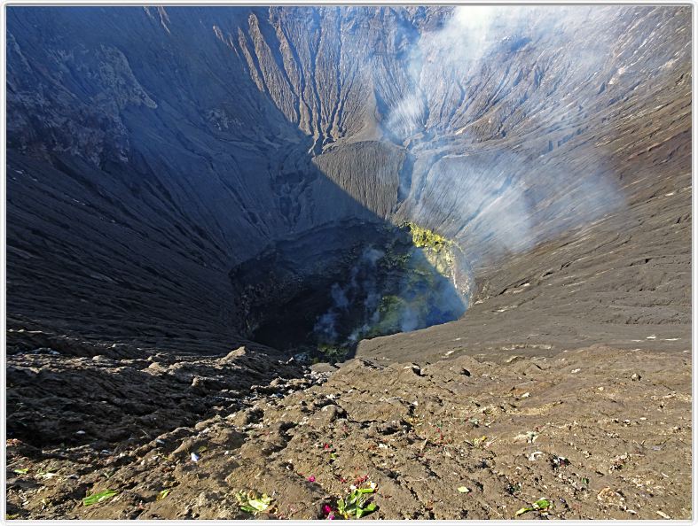 Au sommet du Mont Bromo.
