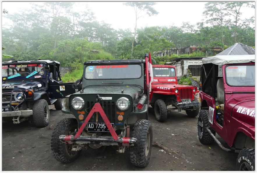 Excursion vers le volcan Merapi.
