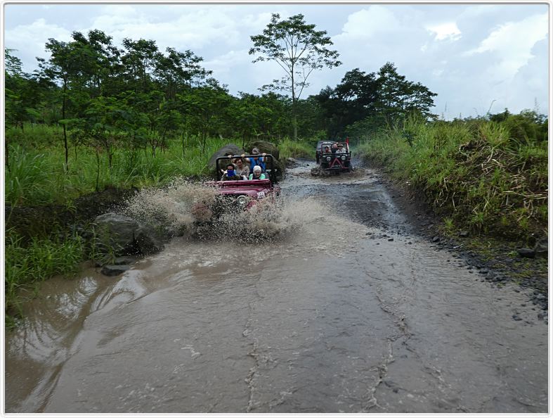 Excursion vers le volcan Merapi.