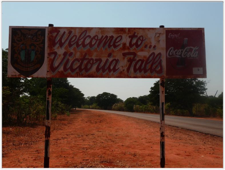 Entrée à Victoria Falls (Zimbabwe)