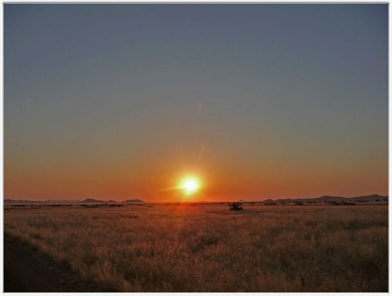 Coucher de soleil à Solitaire