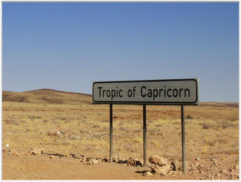 Franchissement du Tropique du Capricorne