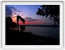 Coucher du soleil au campement (Katima Mulilo) au bord du Zambèze