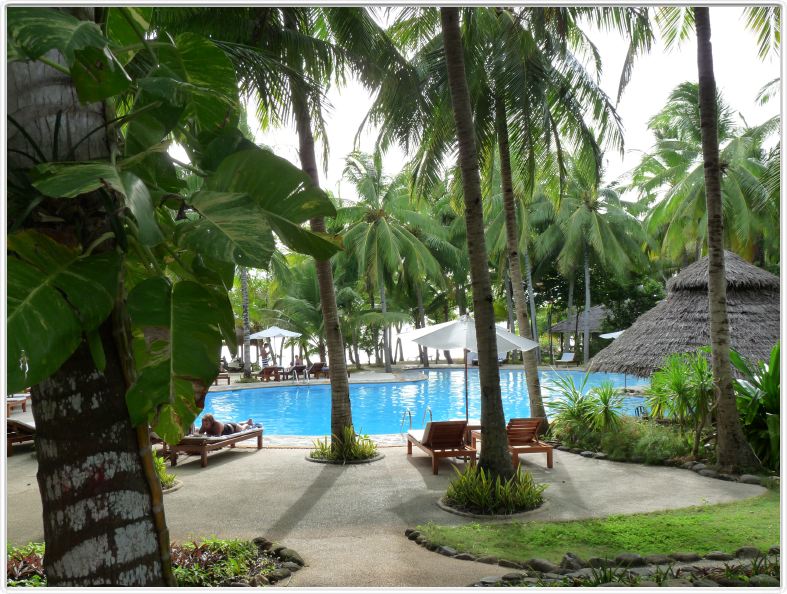 San Juan, île de Siquijor. Hôtel Coco Grove Resort
