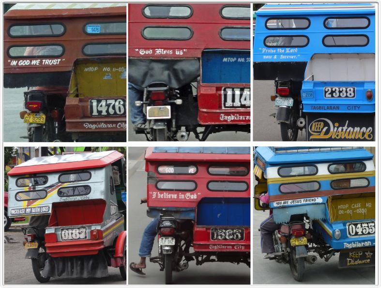Tricycles philippins (Bohol)