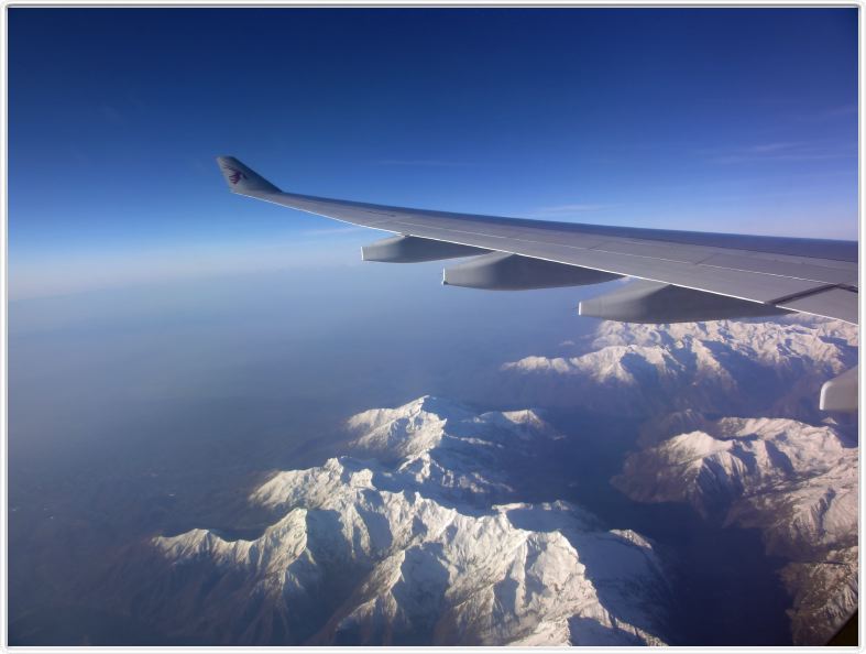 Survol des Alpes