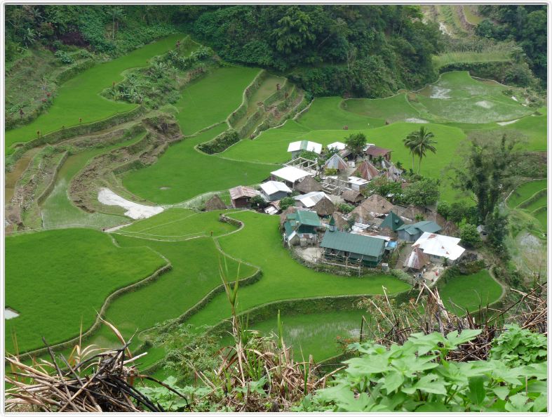 Village de Bangaan, vu d'en haut