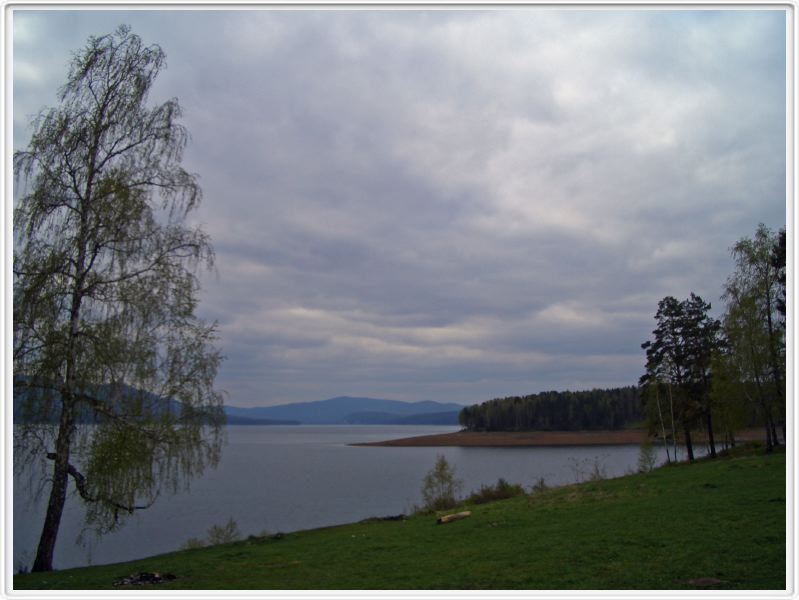 L'Ienisseï dans les environs de Krasnoyarsk
