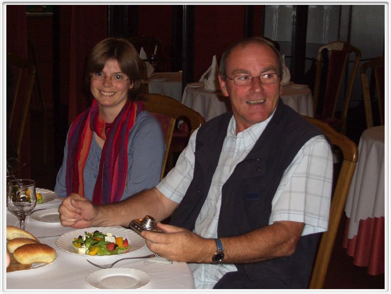 Repas à l'hôtel à Krasnoyarsk - 24 mai 2008