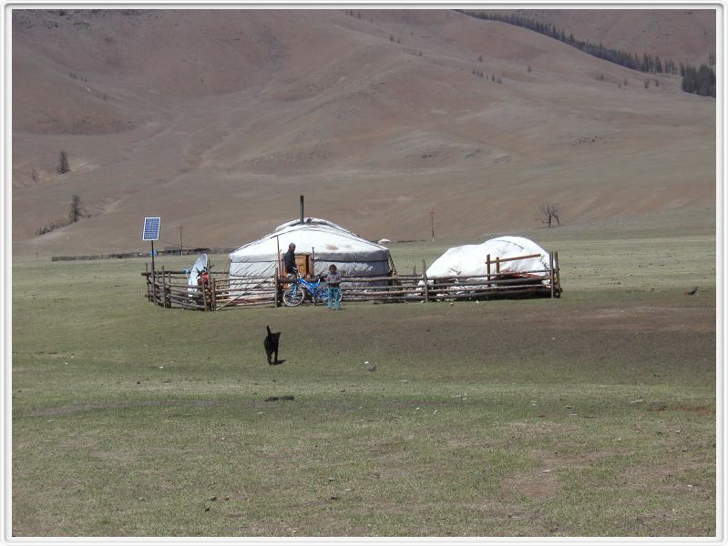 Campement de nomades - Notre restaurant