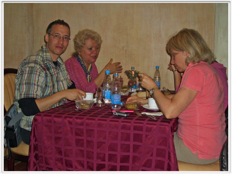 Moscou - Arrêt restaurant