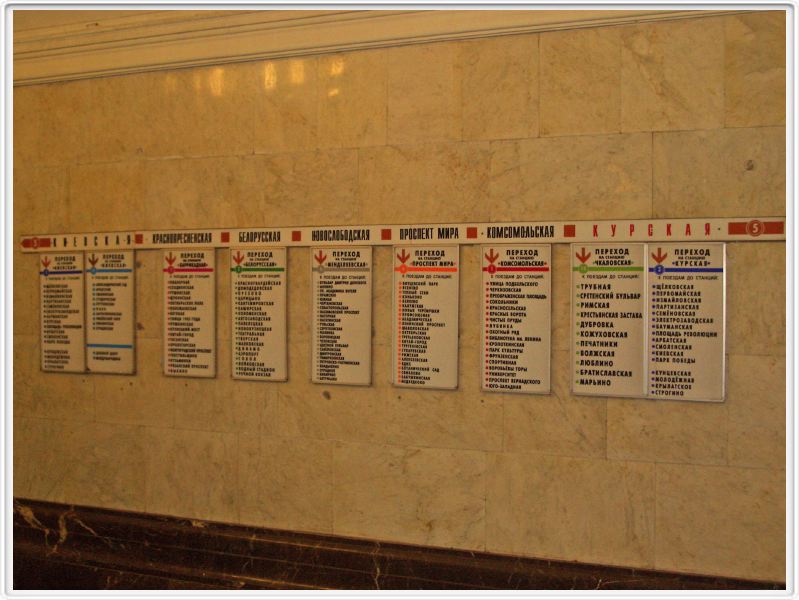 Moscou - Le métro
