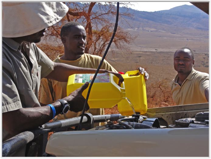 Au bord du Cratère de Ngorongoro