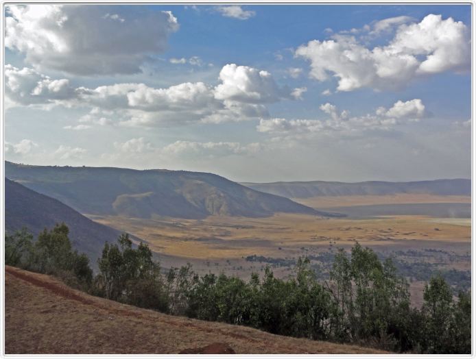 Au bord du Cratère de Ngorongoro