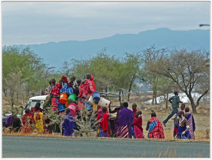 En route pour le Lake Manyara national Park